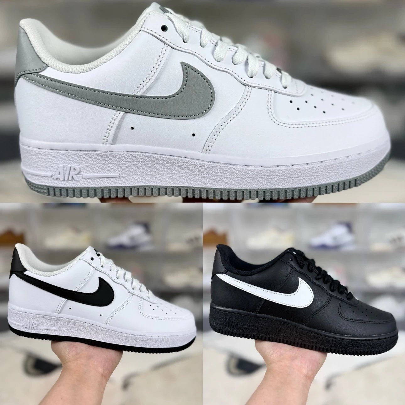 耐克▪️CW纯原 Nike Air Force 1 皮革 百搭舒适 减震耐磨 低帮 板鞋 货号：FJ4146-100，FZ0627-010，FQ4296-101