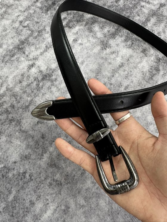 【 The first 50 limited time discounted items will be shipped in seconds! 】 Reset the self owned retro hardware belt with a total length of 108cm