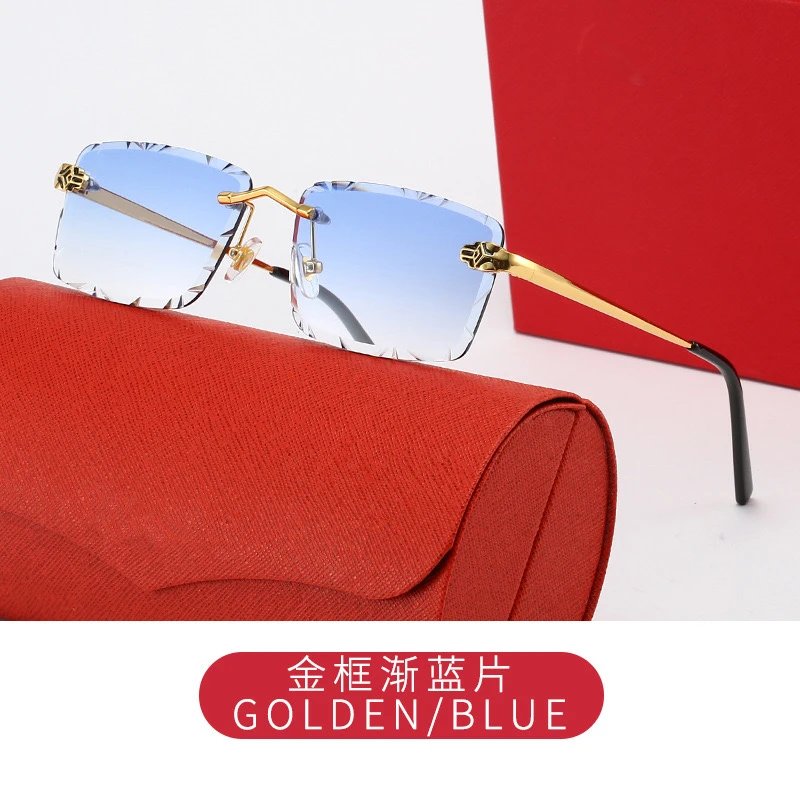 C8 gold frame double blue sheet
