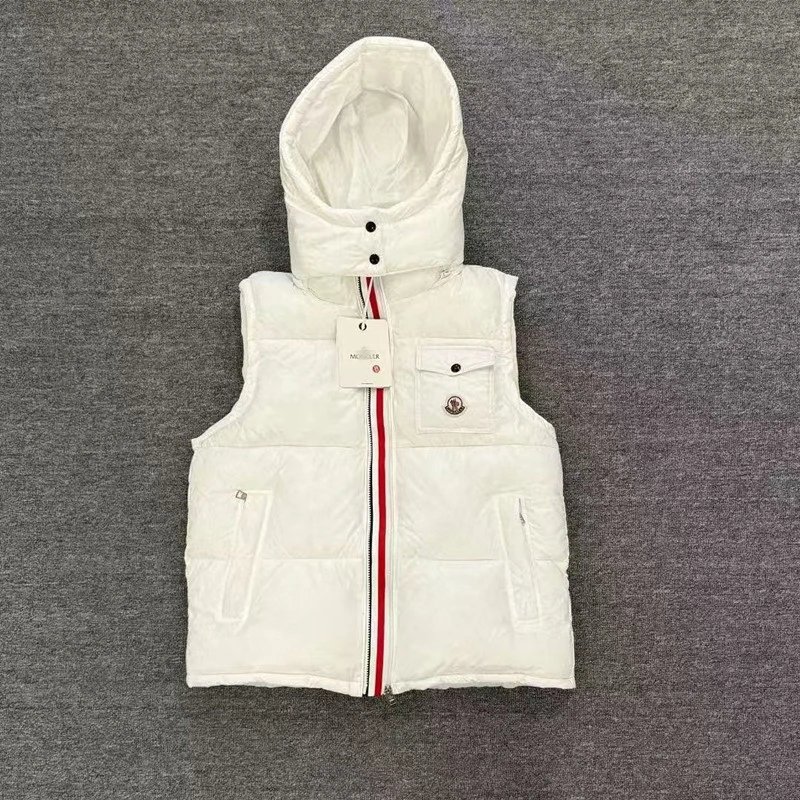Striped Vest White