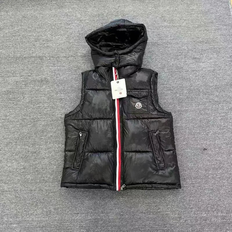 Striped Vest Black
