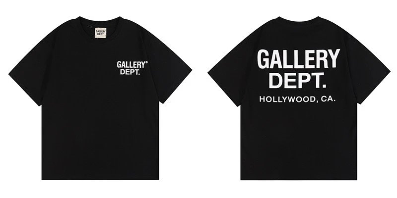 Gallery Dept Skeleton Middle Finger T-Shirt Black - 13