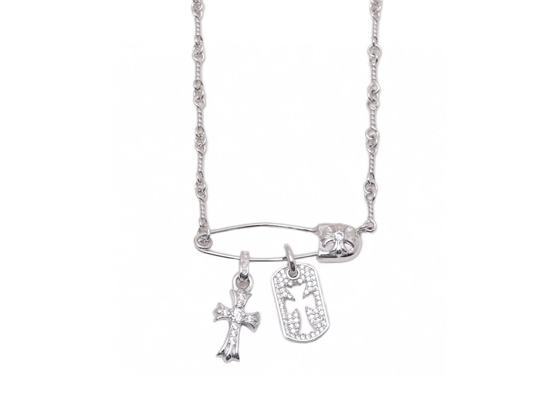 Chrome Hearts Cross and Dog Ta