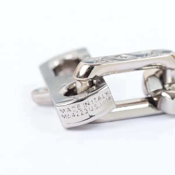 Louis Vuitton Chain Link Bracelet Red and Silver Jewelry - 7