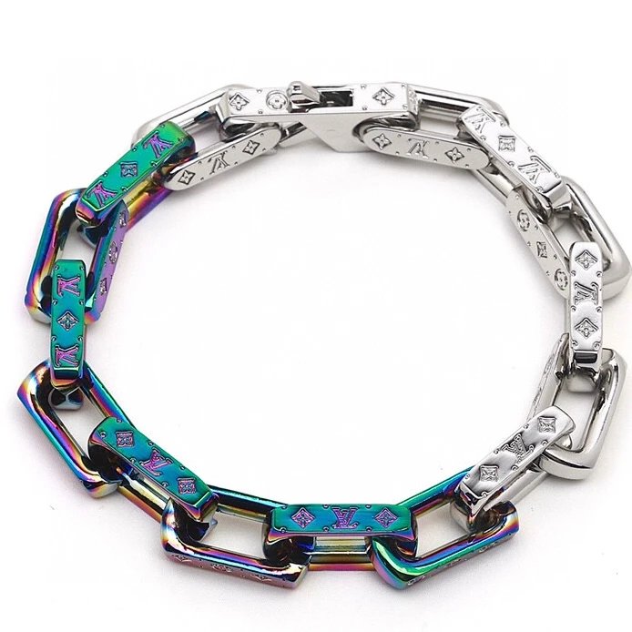 Louis Vuitton Chain Bracelet Iridescent Multicolor Bracelet Jewelry
