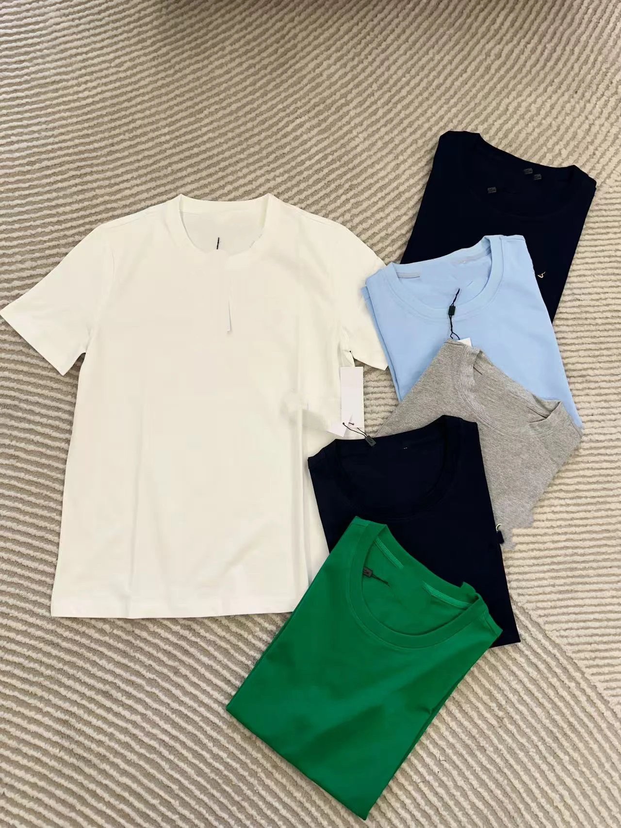 Six colors round neck t-shirt short sleeve cotton yu