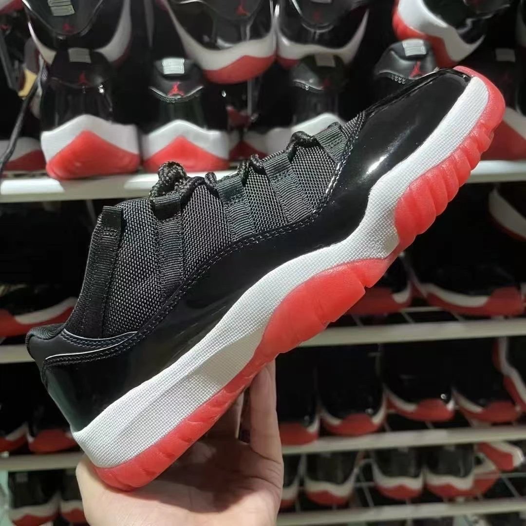 Y3 J11 Black and Red Low 2025 SKU image