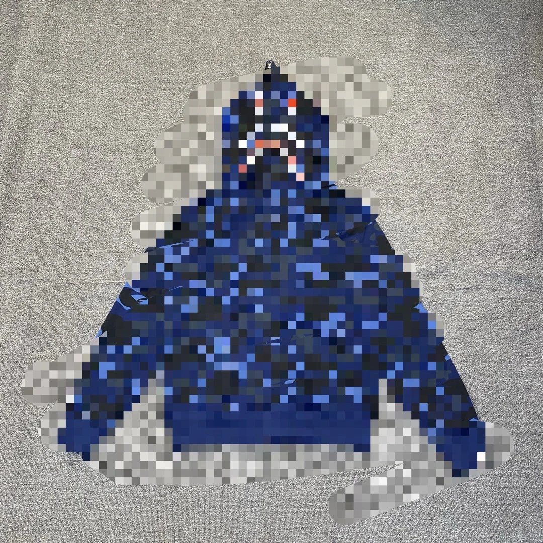 Blue Shark Hoodie with One Hat