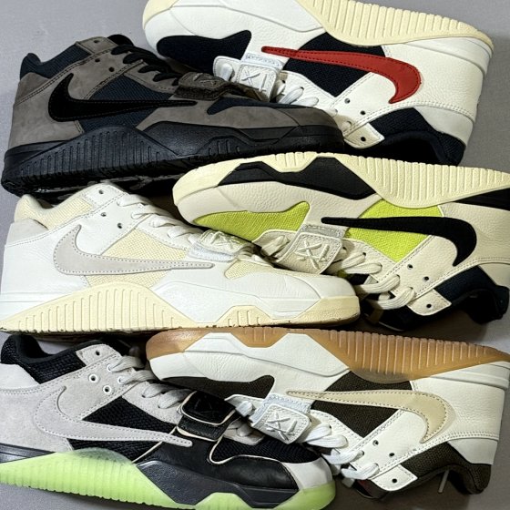 【 Cut size clearance 】 TS x Jordan | Velcro hook joint series | Mid top retro sneakers | See details before shooting