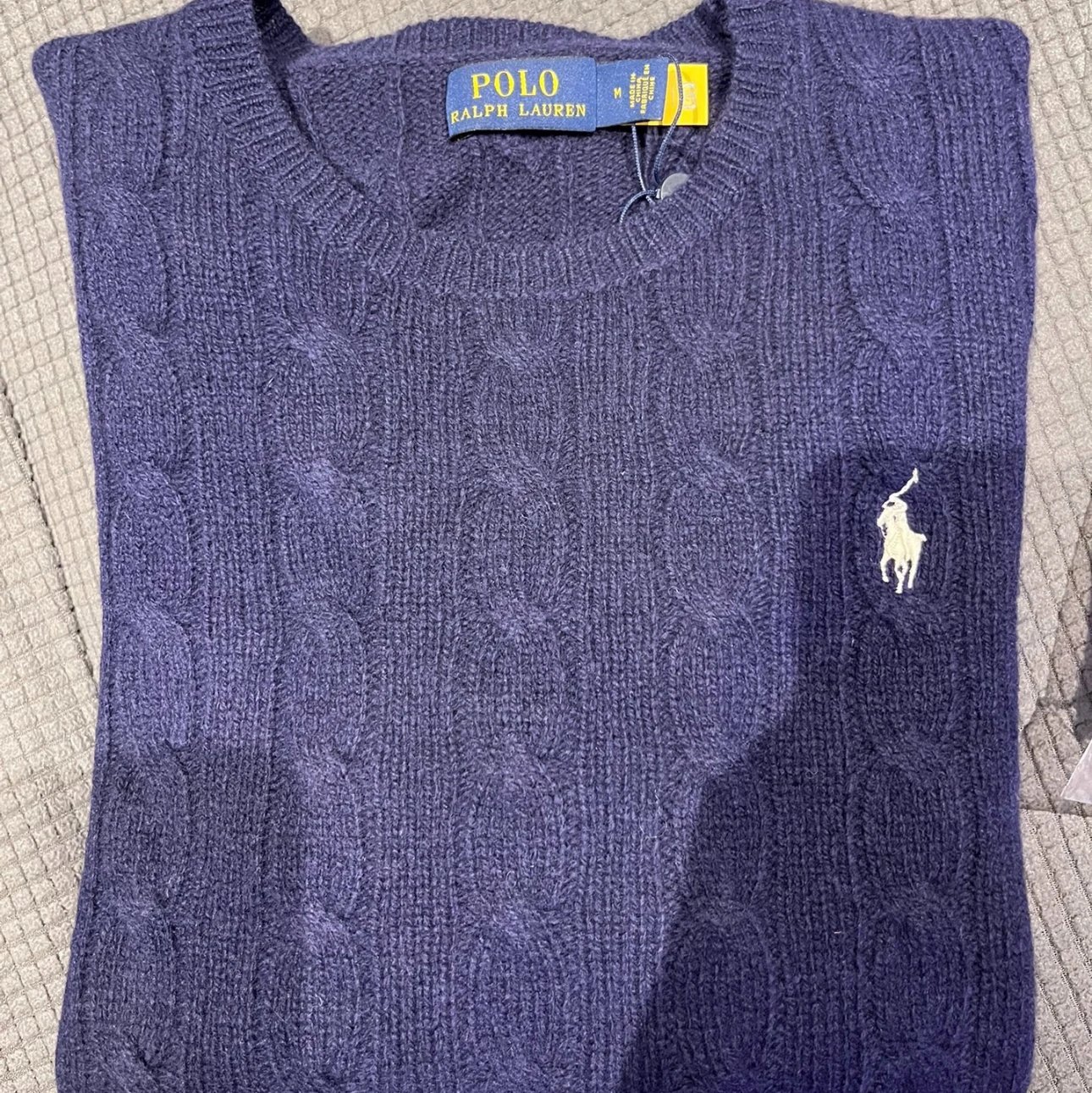 Royal Blue with White Label