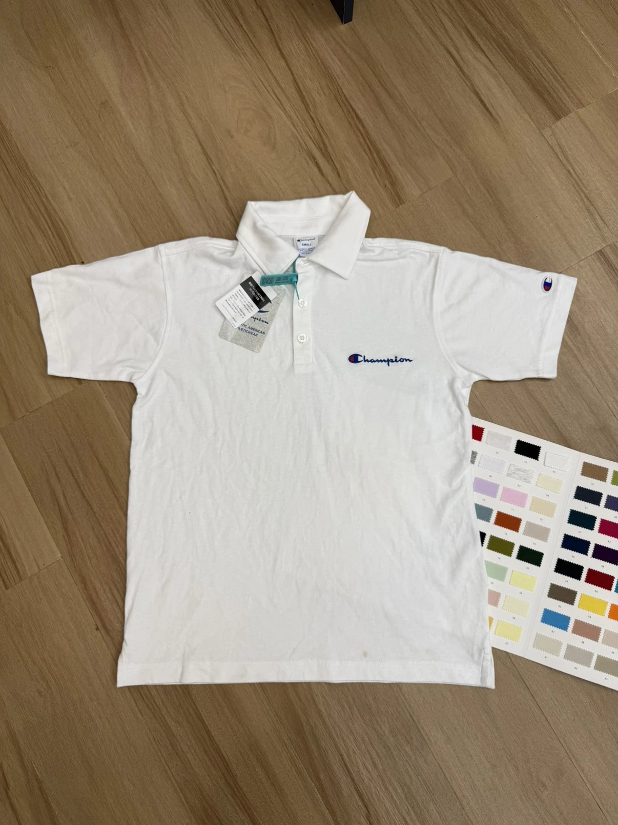 In Stock Same Day Shipping Champion Polo Shirt Short Sleeve 260g YB Custom Button Accessories