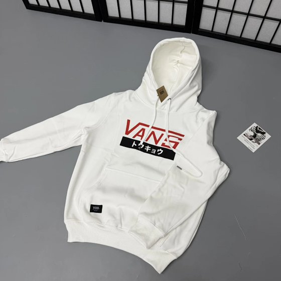 Vans hoodie original version consistent fleece lined neck label small label pocket label wash label all included in stock ships same day