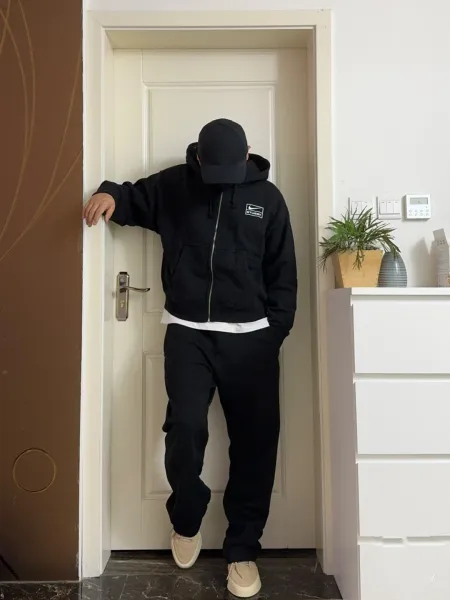 Stussy x Nike Sweatpants Gray Sweatpants - 14