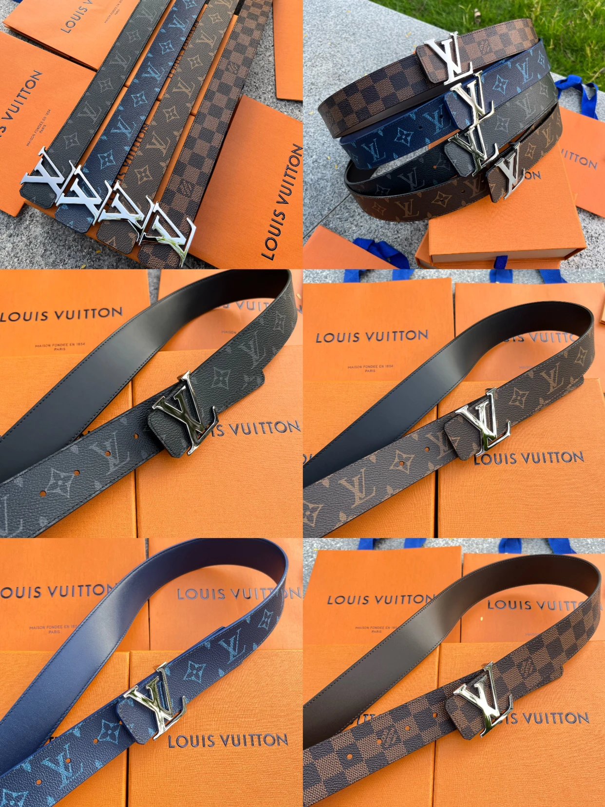Lou lnitiales 40mm Reversible belt