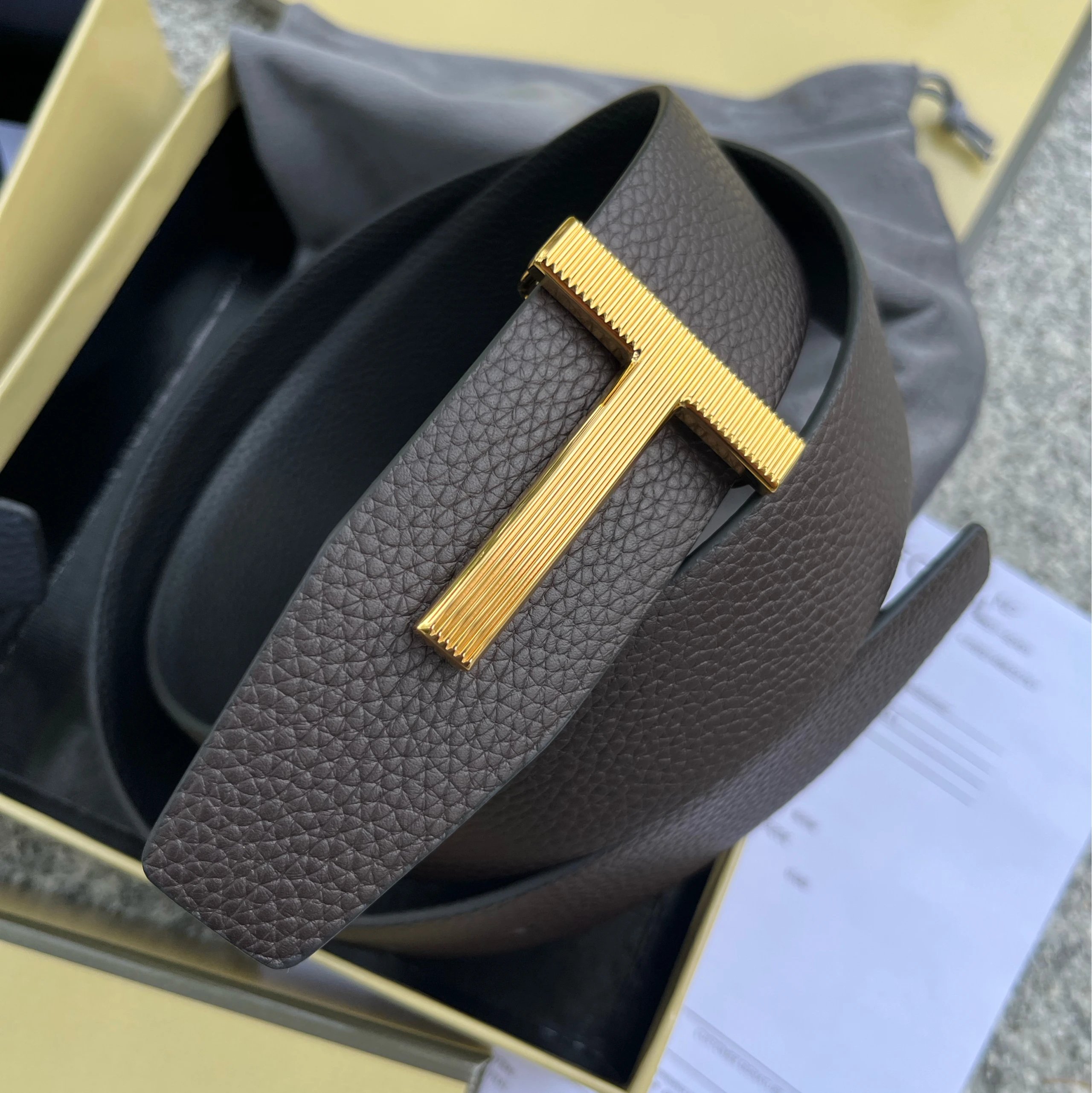 Gold/Coffee and Black