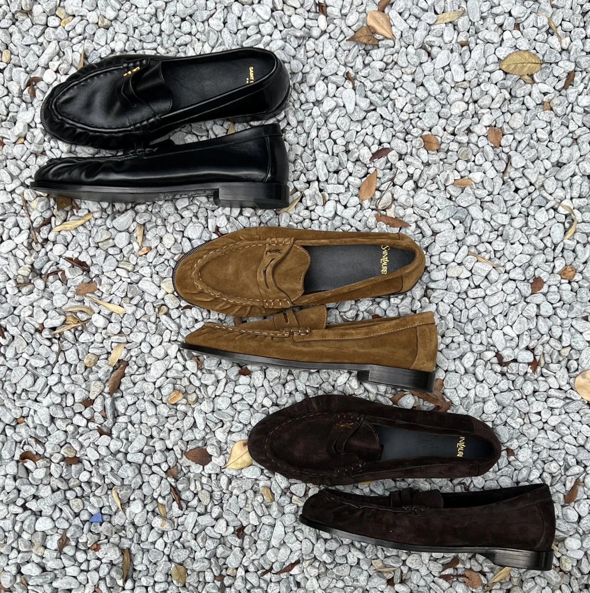 The Godfather Made (Three Colors Available) Top Quality Ys Loafers Lambskin Suede "Crocodile" Elegant (Custom Women's Sizes Available)
