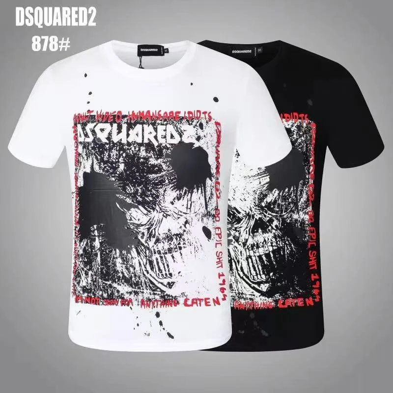 【现货】DSQUARED2 骷髅涂鸦短袖T恤 广州鼎级版本 秒发货物流 绝版限量款！