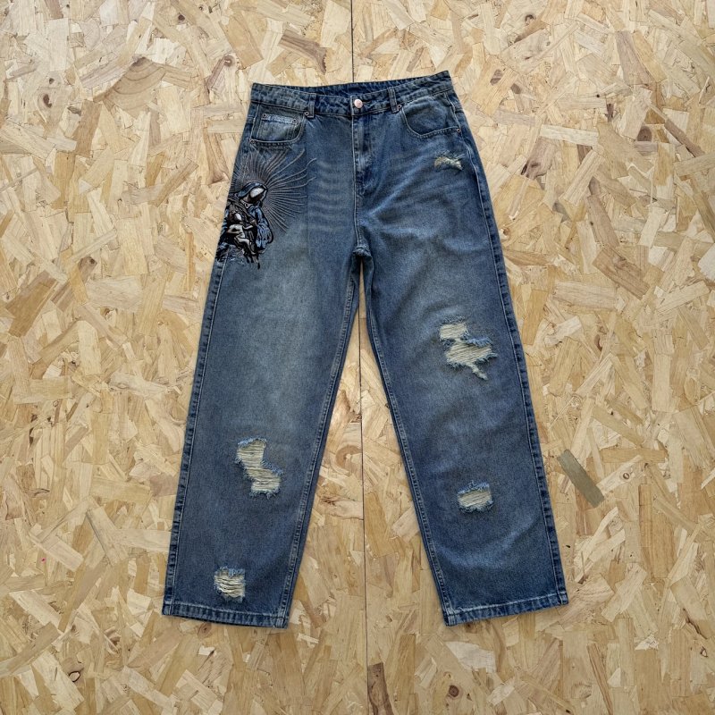 cny Derschutze "awakening v2" denim 唤醒 蓝色破洞牛仔裤 DS-7