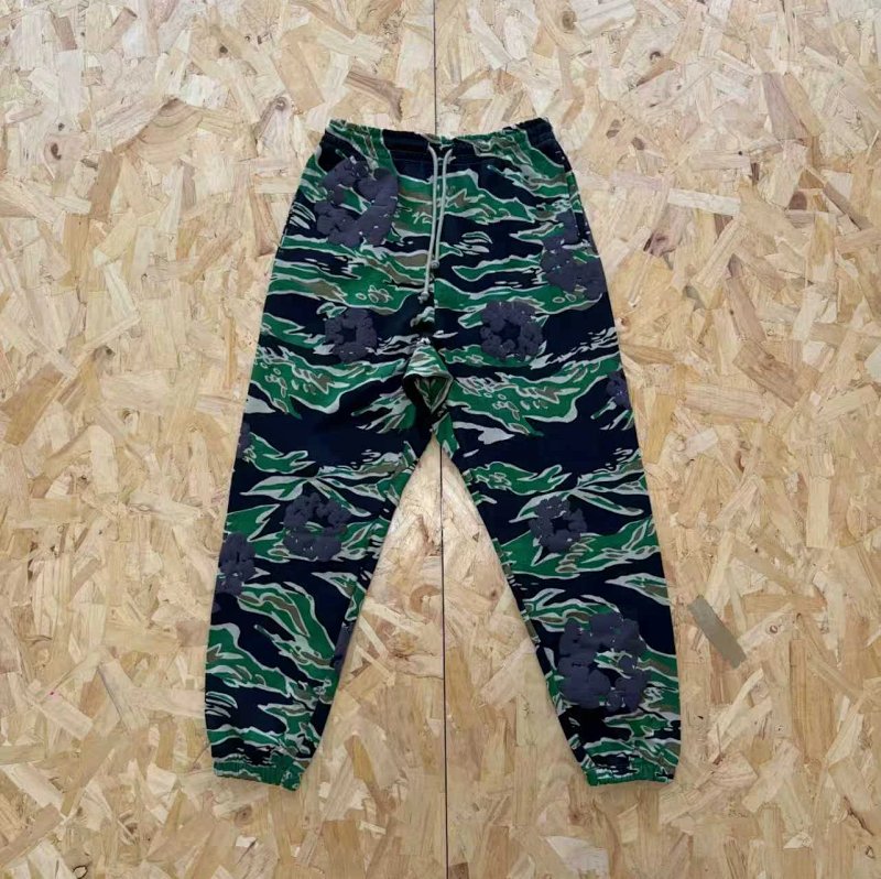 DENIM TEARS CAMO WREATH SWEATPANT-TIGER CAMO 军绿迷彩长裤 DT-44