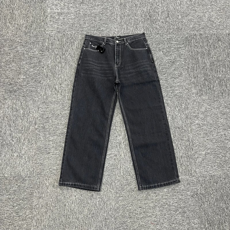 cny Denim Jeans-Washed Black 丹宁水洗黑色 牛仔长裤 BPM-45