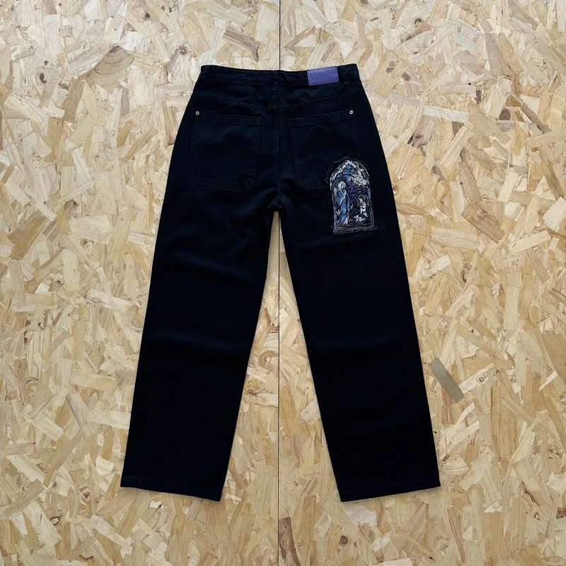 cny  Derschutze "awakening v2" denim black 唤醒 黑色牛仔裤 DS-4