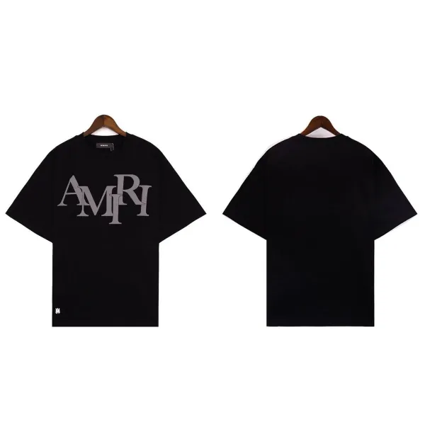 Amiri Drip Logo Black T-Shirt - 16