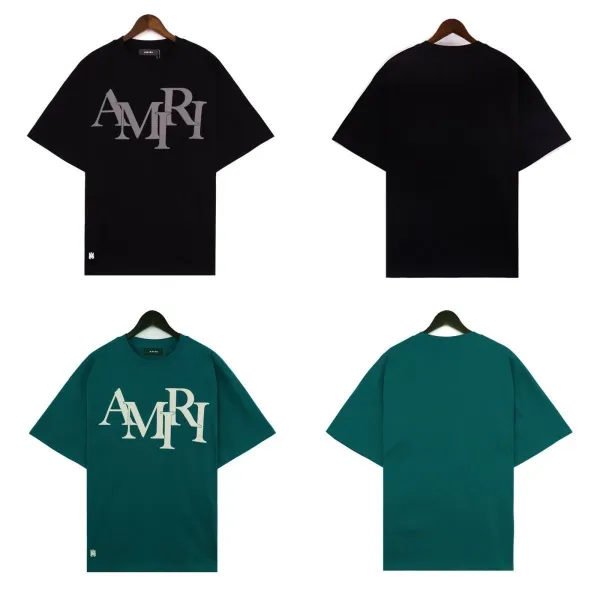 Amiri Drip Logo Black T-Shirt - 7