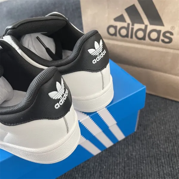 Adidas Originals Superstar Black and White Sneakers - 8