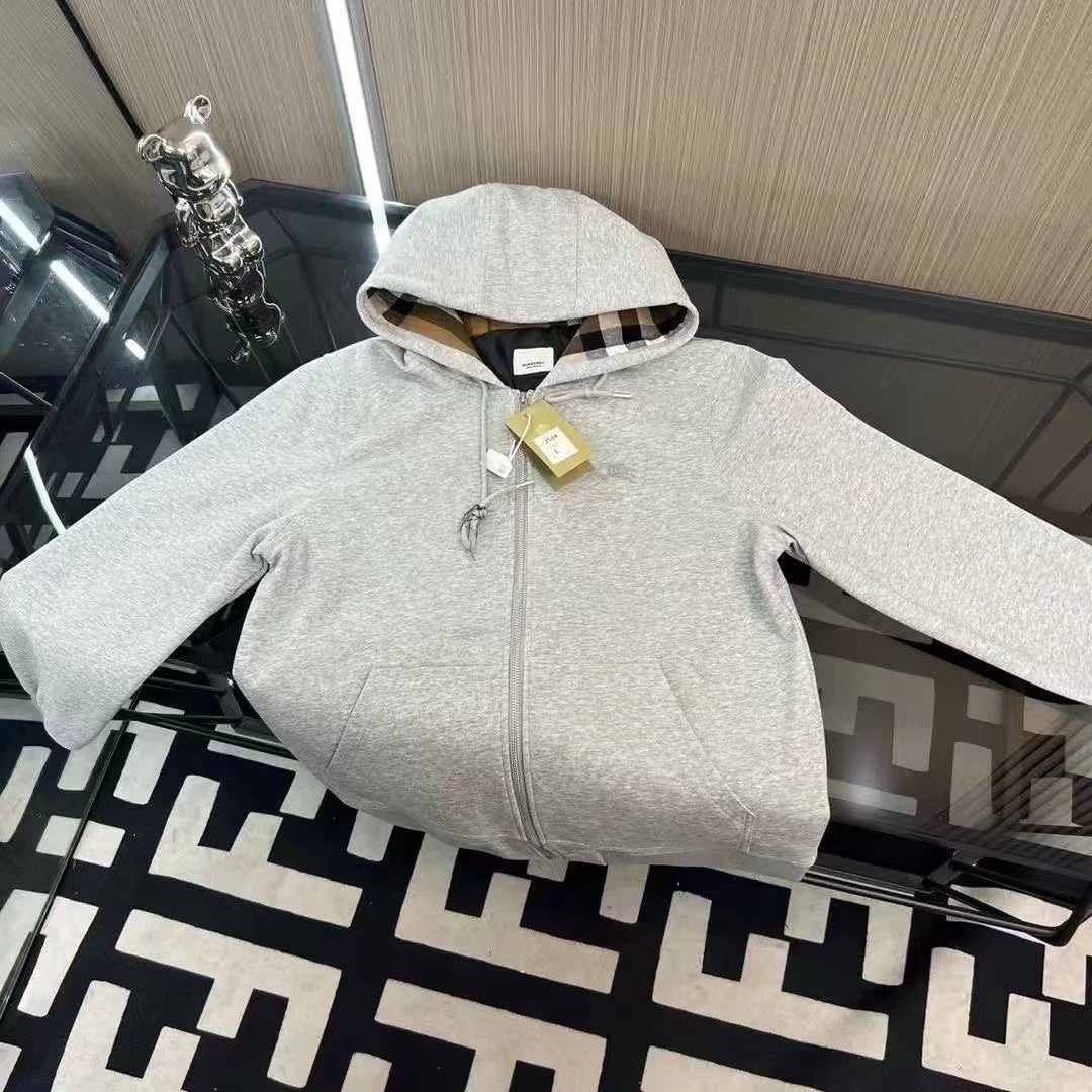 Grey Zip-Up Hoodie
