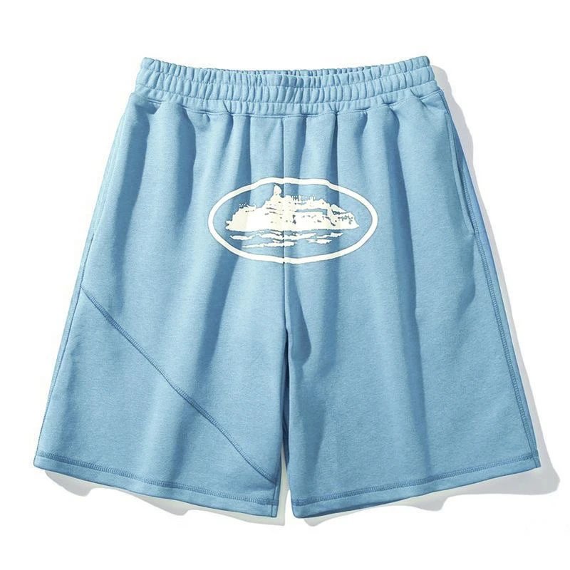 Men's Cotton Printed Drawstring Relaxed Mid-Thigh Shorts for Summer 1