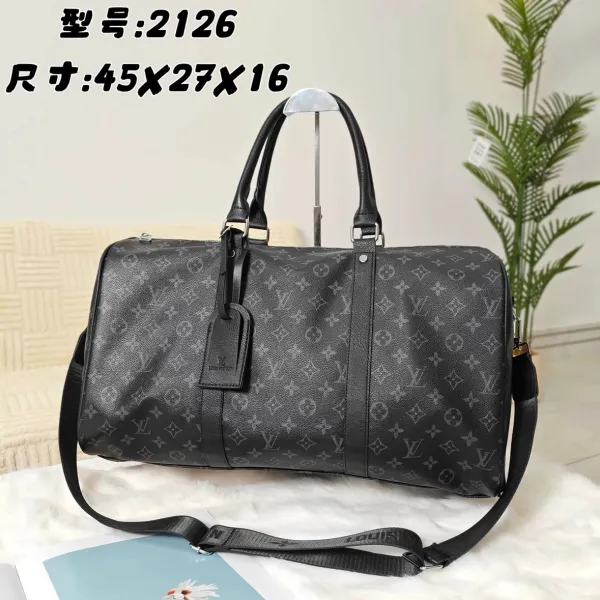 Louis Vuitton Keepall 2126 Monogram Brown Duffle Bag - 2