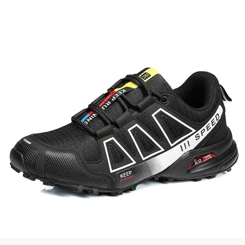 Design Keep Running III Speed Blue Black Running Shoes - 5