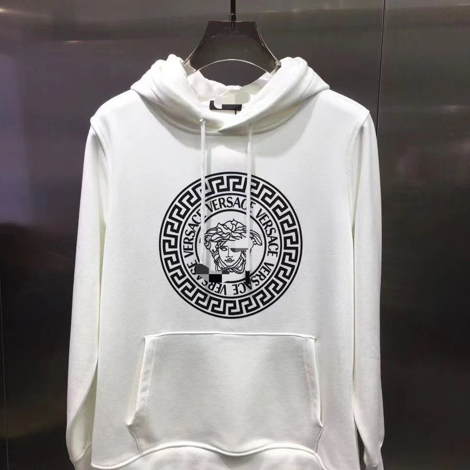 Winter neuer Kapuzen pullover Herren trend Herbst und Winter Männer und Frauen dünner Stil plus Samt trend Kreis Avatar Oberteil