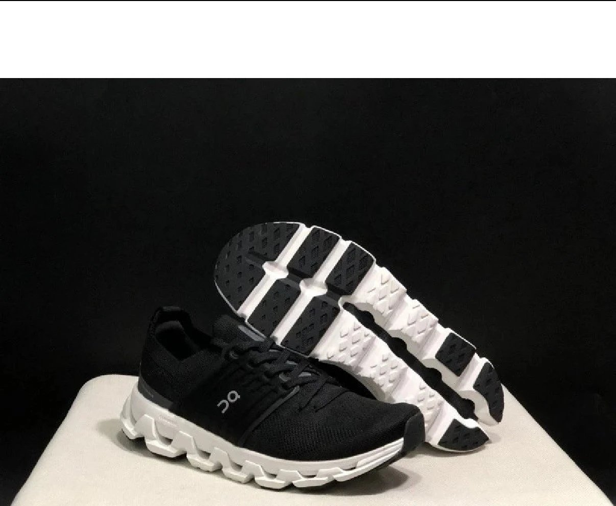 On Cloudmonster Black/White Running Shoes - 6