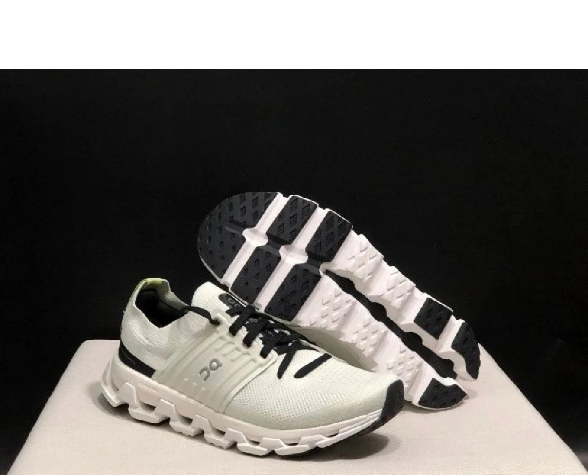 On Cloudmonster Black/White Running Shoes - 8