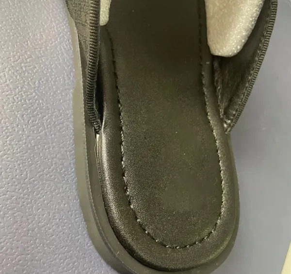 Dior B23 Oblique Slide Silver Black Sandals - 12