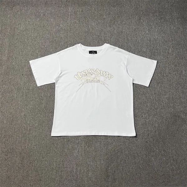 Off-White x Sword Motif Graphic T-Shirt White - 9