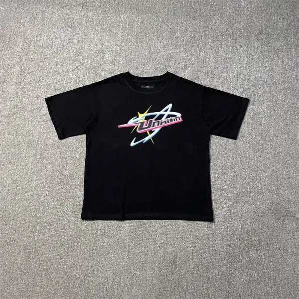 Unknwn x Streetwear Graphic Print Black T-Shirt - 1