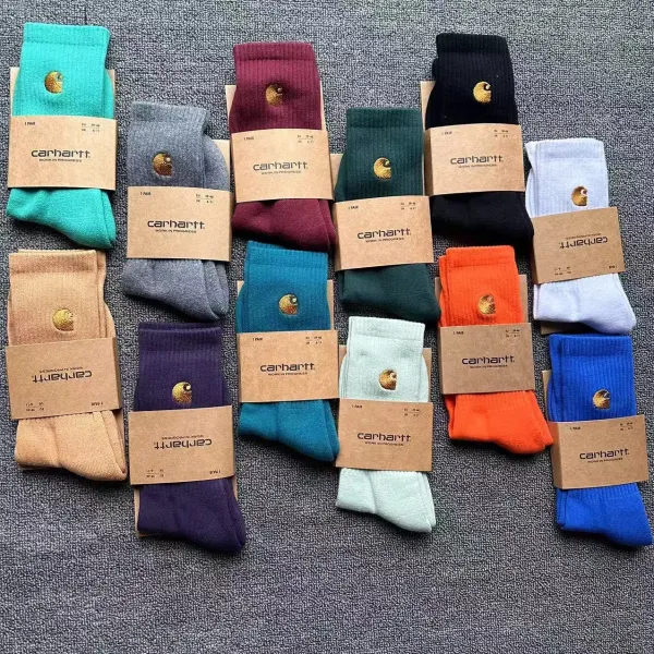Carhartt WIP Logo Socks Yellow Socks - 4
