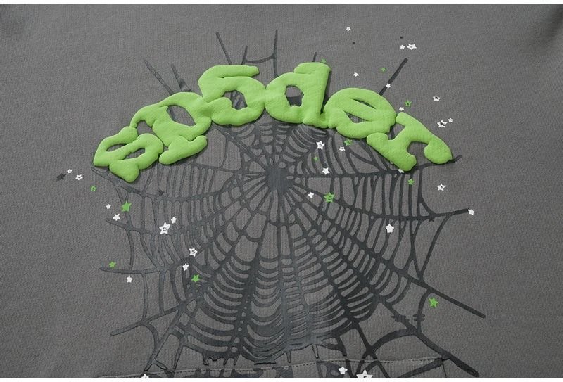 Spoderi Spider Web Embellished Purple Hoodie - 14