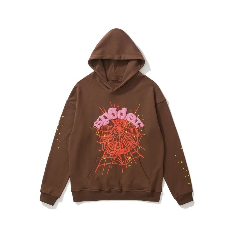 Spoderi Spider Web Embellished Purple Hoodie - 22