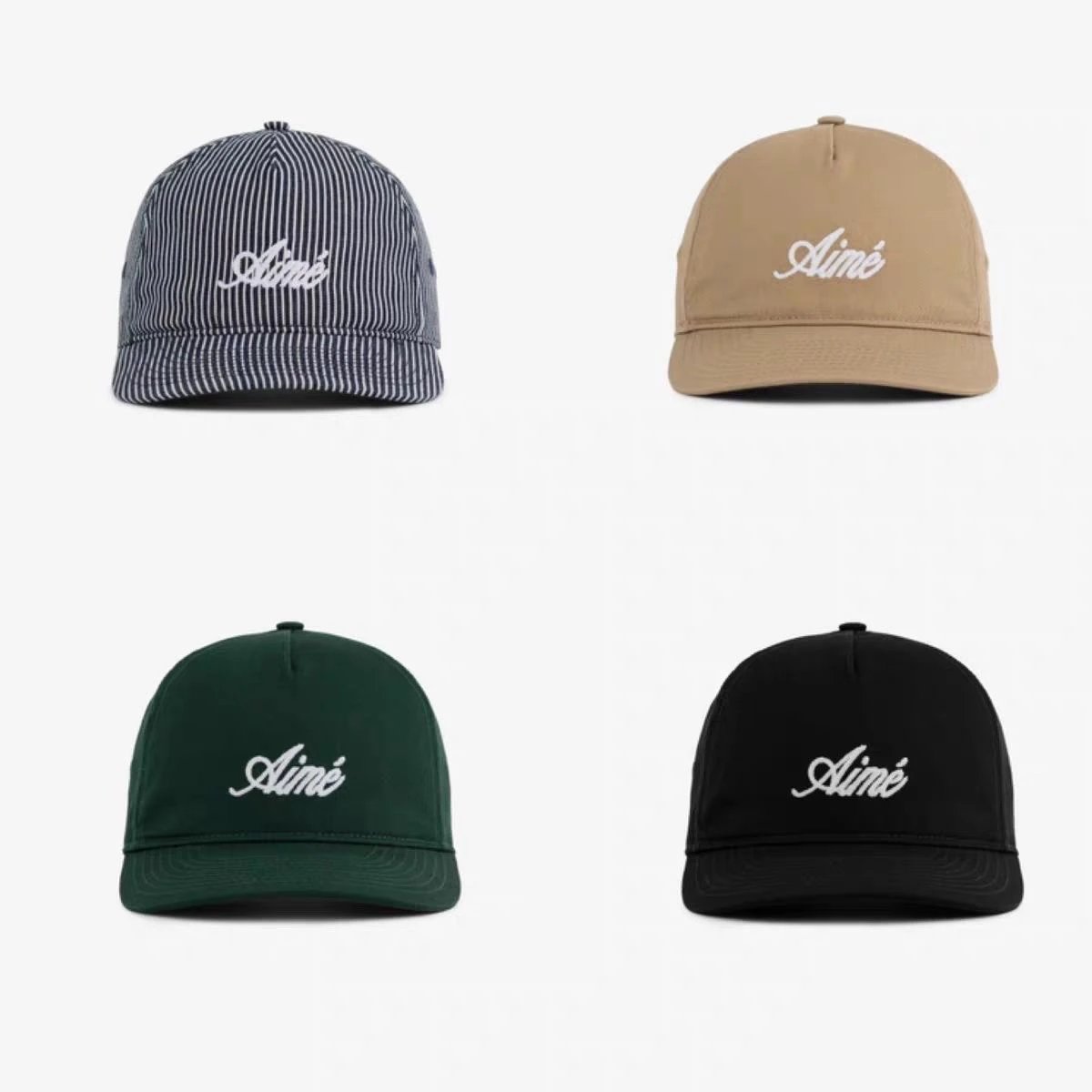 Aimé Leon Dore Pinstripe Baseball Cap Navy/White - 3