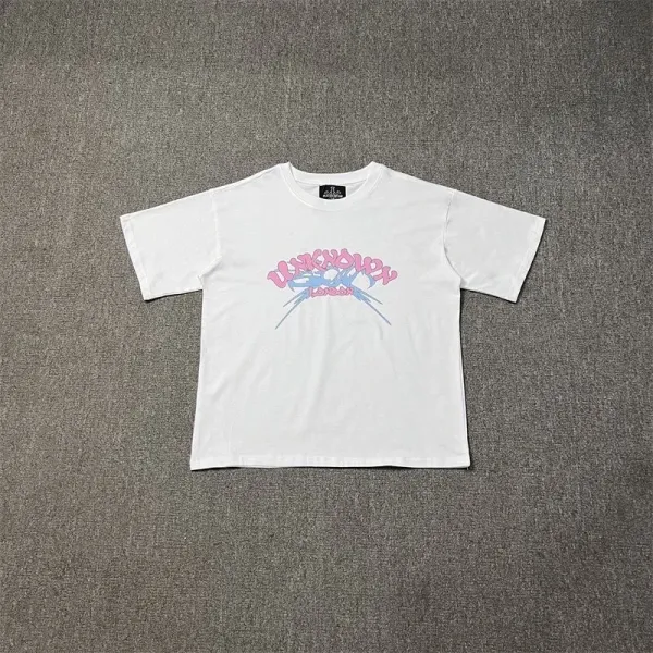 Unkown Brand Graphic Print White T-Shirt - 1