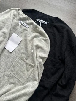 thumbnail for 现货/ac1996背后logo100%羊毛毛衣/精纺鼎奢毛料/内搭必备