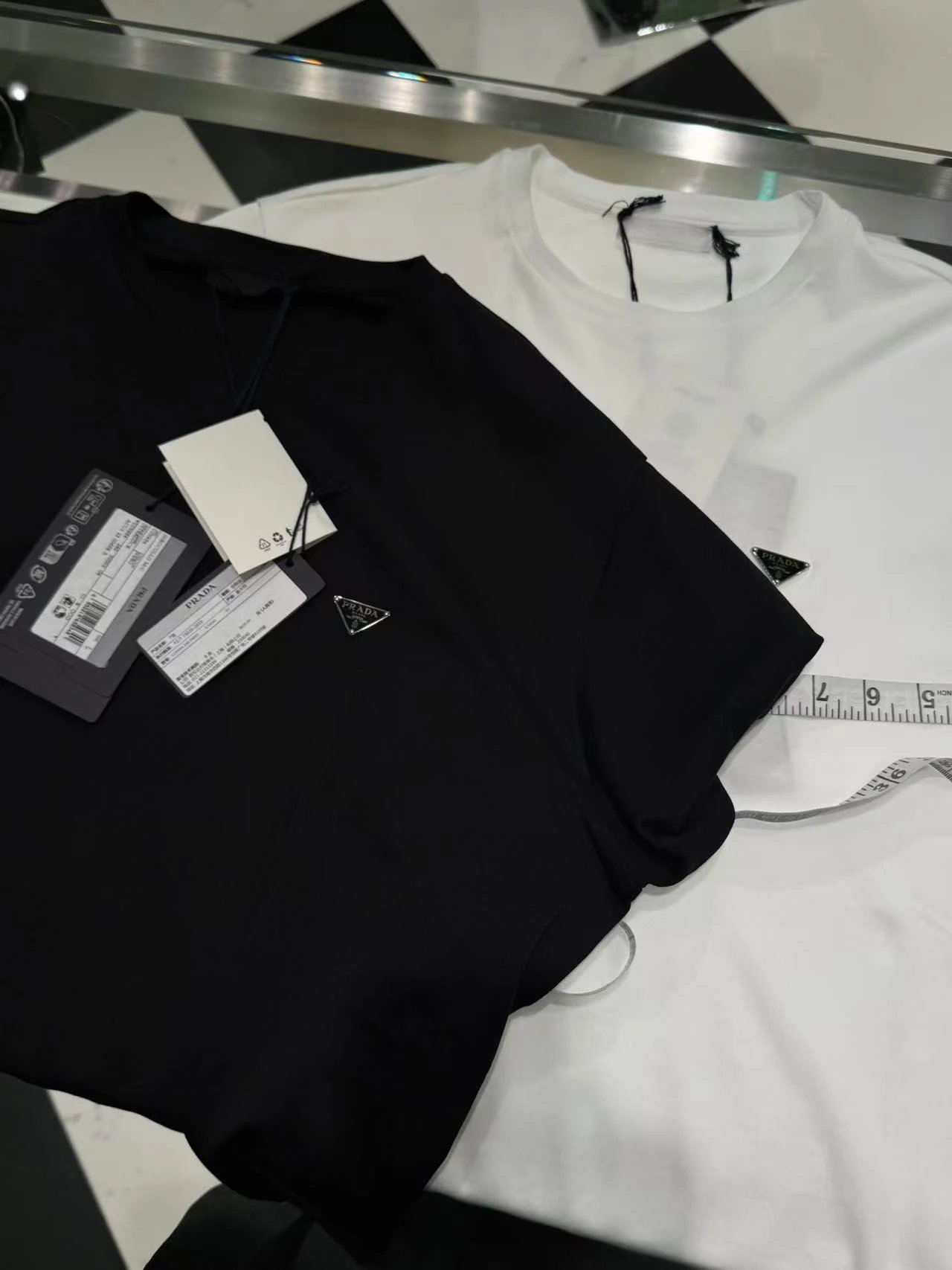 Prada Triangle Logo T-Shirt [2