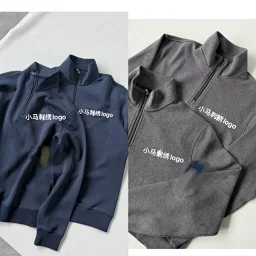 thumbnail for In stock 25FW pony air layer half zipper ultimate feel fluffy and delicate and soft, daily order workmanship can be compared at will