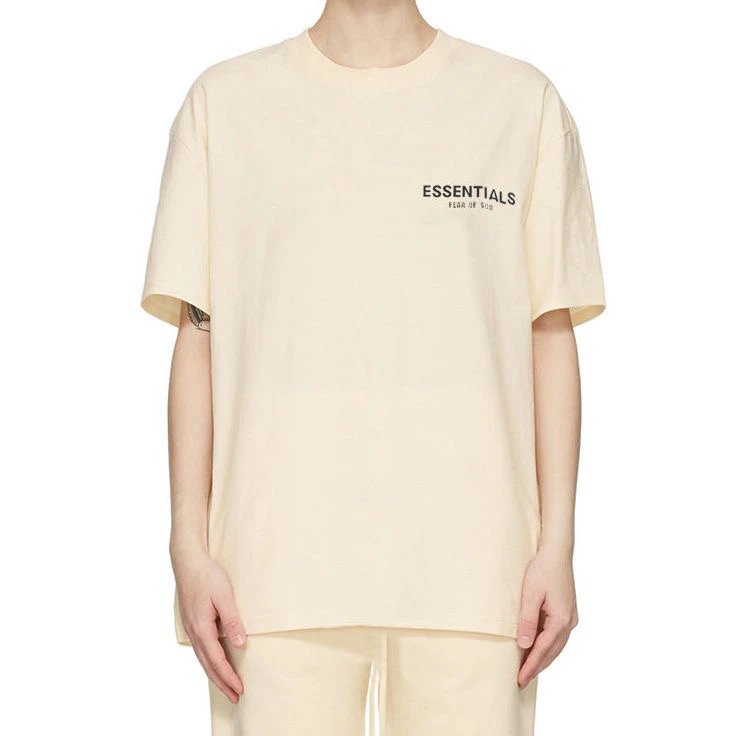 Apricot colored short sleeved shirt