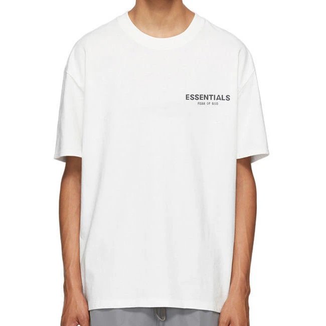 white short-sleeved shirt