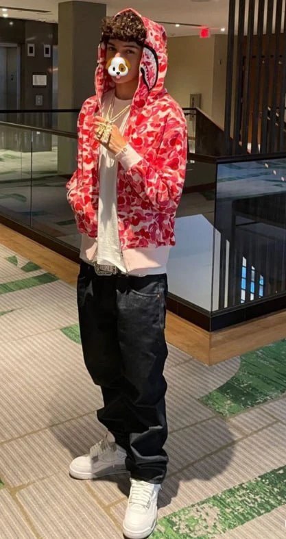 HOT2 迷彩连帽开衫拉链卫衣外套 7