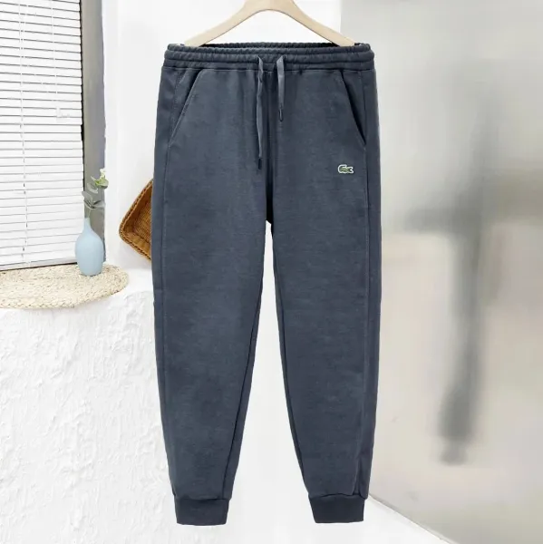 Lacoste Classic Logo Sweatpants Charcoal Gray Sweatpants - 1